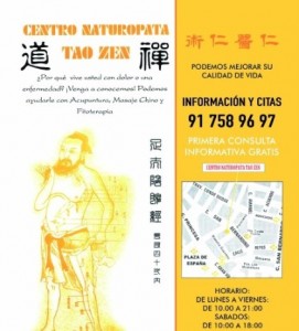 Centro de Acupuntura en Madrid Centrotaozen